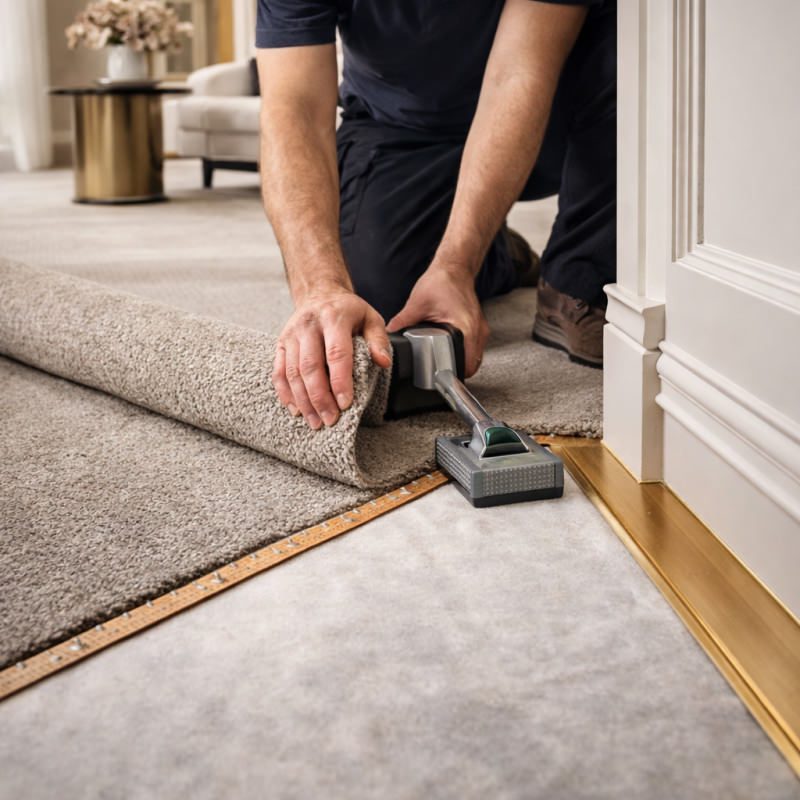 Verlegung Teppichboden Jordan Carpets